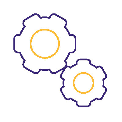 Wired outline 40 cogs hover mechanic